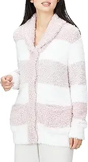 gelato pique(ジェラート ピケ) PWNT205134 Women's Gelato Melange 3 Border Shawl Cardigan