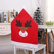 Chair Covers, Christmas Dining Chair Covers,Protective Slipcovers,N/A 4 Piece Christmas Chair Covers Elk Dining Chair Covers Christmas Decoration for Table Home