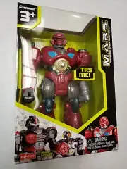 NEW - HAP-P-KID Cybtronix MARS 7" Space Light Up Walking Robot Action Figure