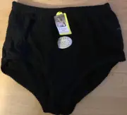 Black Cotton Polyester Spandex Javel Panty (Size S-5 Small 5)