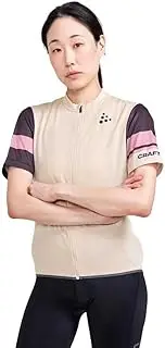 [Craft] Core Endur Logo Jersey W Ecru-Slate XS, Ecru-Slate, XS