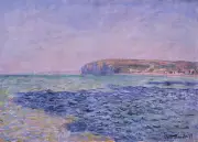 Claude Monet - Shadows on the Sea Giclee Fine Art Print on Canvas 36"