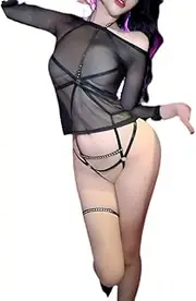 [generic] naughty Leotard Uniform Lace sexy Christmas Chemise Policewoman Gothic Perspective Babydoll Garter Cosplay Attendant Doctor