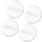 [DRESSOOS] 4 Pack Large Loose by Flocking Makeup Puff Body Puff for Travel Safe Gentle