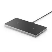 [UP2QC10A-SGR] Ultra Power 3-in-1 Wireless Charging Dock, Dual Wireless Charging - Grey