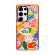 Galaxy S25 Ultra Impact Magnetic Case Banana Stickers