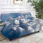 Cloud Cement Sky Stretch Sofa Cover Lounge Couch Slipcover Recliner Protector