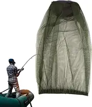 Protective Beekeeper Net - Ultra-Light Hat Netting, Secure Face Shield | Windproof Neck Cover for Gardening, Beekeeping, Hiking, Camping, Fishing, Outdoor Exploration & mosqito Defense