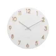 One Six Eight London KATELYN White 60cm Metal Wall Clock