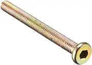 uxcell M6x60mm Furniture Bolt Hex Socket Drive Round Head Screw Zinc Plated 10pcs