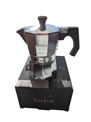 NEW* JoyJolt Italian Moka Pot 3 Cup Stovetop Espresso/Coffee Percolator