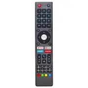 For CHIQ TV GCBLTV02BDBIR Replacement Remote Control With Netflix YouTube Prime-Video Keys (No Setup Required)