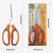 Multifunctional Scissors, Ultra Sharp Stainless Steel Kitchen Shears, Heavy Duty