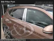 CHROME PILLAR POSTS FITS HYUNDAI TUSCON 2016 INCLUDES 8 PIECES (for: Hyundai)