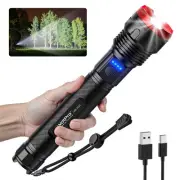 Rechargeable Flashlights High Lumens, 980000 lumens Super Bright Flashlight, ...