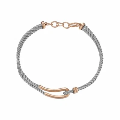 Joop Women Necklace Stainless Steel Rose Silhouette JPNL10593B420