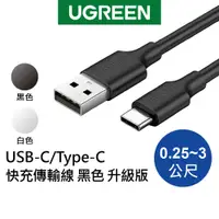 在飛比找蝦皮商城優惠-【福利品】綠聯 USB-C/Type-C快充傳輸線 黑色 白