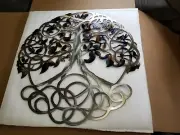 Metal tree of life wall decor art indoor outdoor home decor living room art tree
