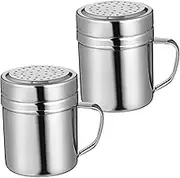 6 Pcs Seasoning Shaker Cooking Shaker Bur Salt Shaker Salt Cellar Commercial Seasoning Containers Flour Shaker Salt and Pepper Container Empty Bottles Metal Accessories Travel Car