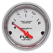 Auto Meter 200760-35 Pro-Comp Ultra Lite Marine Fuel Level Gauge Diameter: 2-1/1