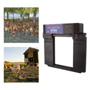 YA Automatic Chicken Coop Door Electric Double Door Auto Chicken Door Opener Wit