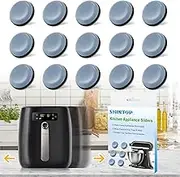 Shintop Appliance Sliders, 16PCS Air Fryer Accessories Easy Movers for Small Kitchen Appliances, Air Fryers, Bread Machine,Coffee Makers,Blenders,Grills,Mixers,Microwave, Blue