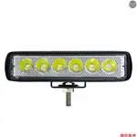 LED 燈條,6 英寸 IP68 防水 LED 工作燈 6000K 30W SUV ATV 汽車卡車駕駛燈