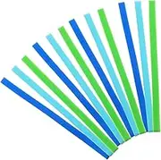 HOMSFOU 12pcs Silicone Rubber Bands Elastic Straps for Lunch Box Fixing Books Notebooks Planners Versatile Office Supplies