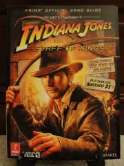 BRAND NEW Indiana Jones Staff of Kings Video Game Strategy Guide PS2 Wii DS