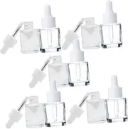 SOESFOUFU 20pcs Clear Glass Dropper Bottles with Leakproof Tips for Essential Oils Perfumes and Aromatherapy Travel Packing Dispenser Bottles