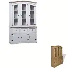 Mexican Pine Buffet & Hutch Corona Range Storage Cabinet Multi Colours vidaXL