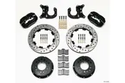 Wilwood Forged Dynalite Pro Series Rear Brake Kit Billet Suit Big for Ford New Style, 2.50" Axle Offset, Drilled WB140-2118-BD