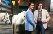 Snl Matt Dillon as Davy Bill Hader as Little Mikey during "DeCicco- Old Photo