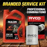 Ryco Oil Filter 5L XPR15W40 Engine Oil Kit for Audi 100 200 4000 5E 80 90 Fox