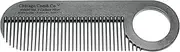 Chicago Comb Model 2 Carbon Fiber, Made in USA, Anti-static, 4 inches (10 cm) long, Fine-tooth, Pocket & Travel comb, for Thinner Hair, Beard & Mustache comb
