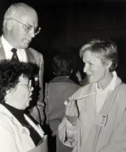 Glenn Close and guests during Pro-Choice Rally and March in - 1989 Old Photo