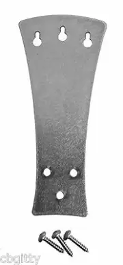 1930's Parlour-style Stainless 3-string Cigar Box Guitar Tailpiece - USA-made!