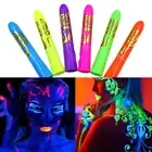 6Pcs/set Halloween Face Paint Pen UV Neon Face & Body Paint Crayon Glow In Dark