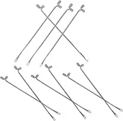 KONTONTY Beading Needle Tools Bead Craft Needle Metal Beading Tool Crochet Hooks
