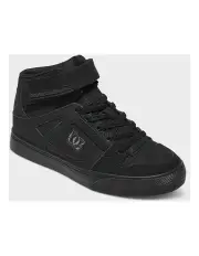 [DC] Pure High Elastic Lace High Top Shoes in Black