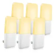 Plug in Night Light, Warm White LED Nightlights with Smart Dusk to Dawn