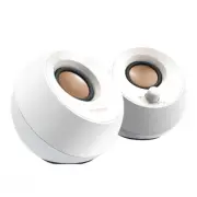 CREATIVE PEBBLE WHITE USB Desk Speaker 2.0 MODEL: MF1680 / SP-PBL-WH [F35]