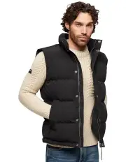 [Superdry] Non Hooded Everest Gilet in Black
