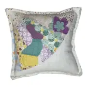 NEW Handmade Bunny Pillow Vintage Quilt Chenille Bedspread Easter