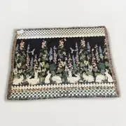 NWT Claire Murray “Bunnies” Throw Blanket 53” x 65” Easter spring, USA Made Soft