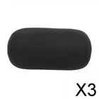 3x Soft Mini Cushion Microbead Back Sofa Cushion Roll Throw Cozy Pillow Travel