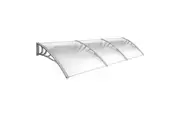 BARILOCHE DIY Outdoor Polycarbonate Awning Cover - 3.0m Wide x 1.0m Projection