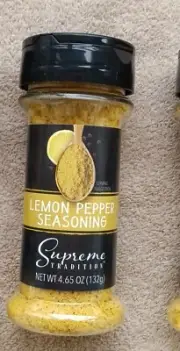 Culinary Lemon Pepper Seasoning 4.65oz (132g) Flip-Top Shaker April 2026