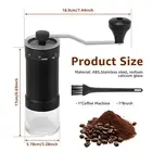 Manual Coffee Bean Mill External Adjustable Hand Crank Coffee Grinder with ambby