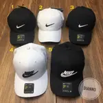 帝安諾 -NIKE AROBILL FTHRLT CAP 黑白 大LOGO 男女款 老帽 棒球帽 892651-010